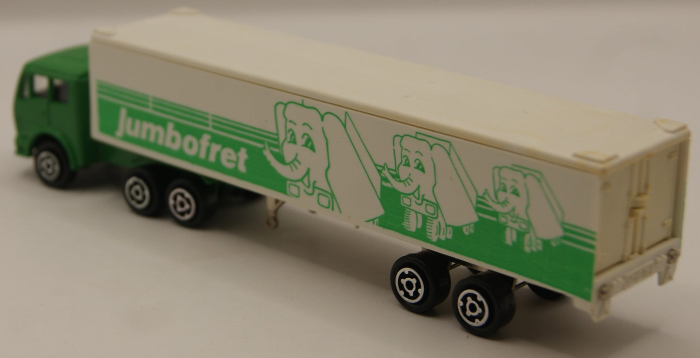 Majorette Jumbofret Elefanten Sattelzug 1:100 Made in France Vintage LKW