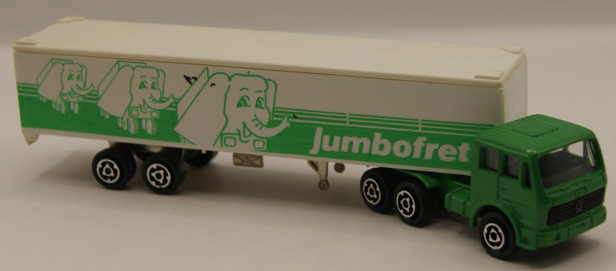 Majorette Jumbofret Elefanten Sattelzug 1:100 Made in France Vintage LKW