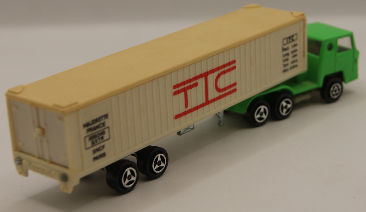 Majorette ITC SNCF Container Sattelzug 1:100 Made in France Vintage LKW