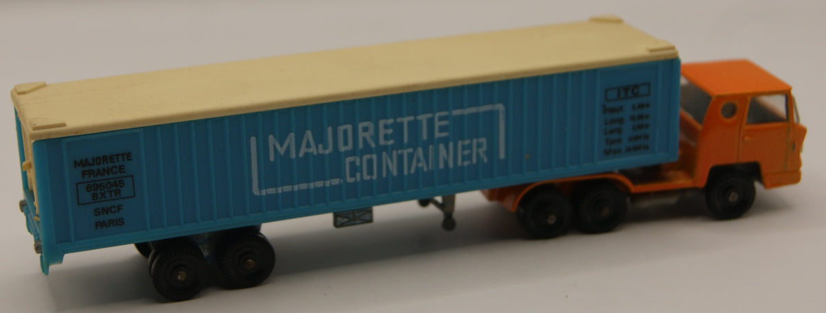 Majorette Container Sattelzug SNCF Paris 1:100 Made in France Vintage LKW