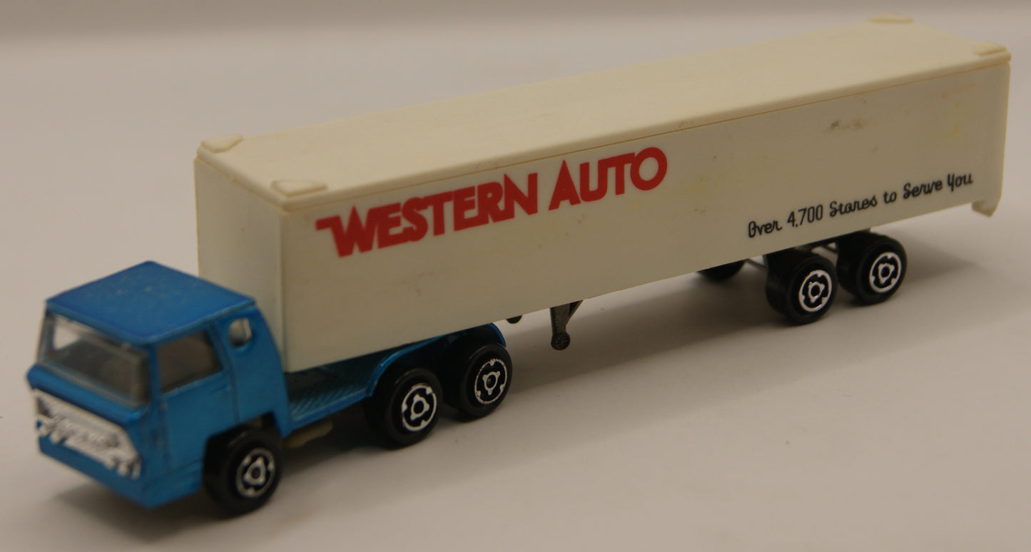 Majorette Western Auto Sattelzug 1:100 Made in France Vintage 70er Promo LKW