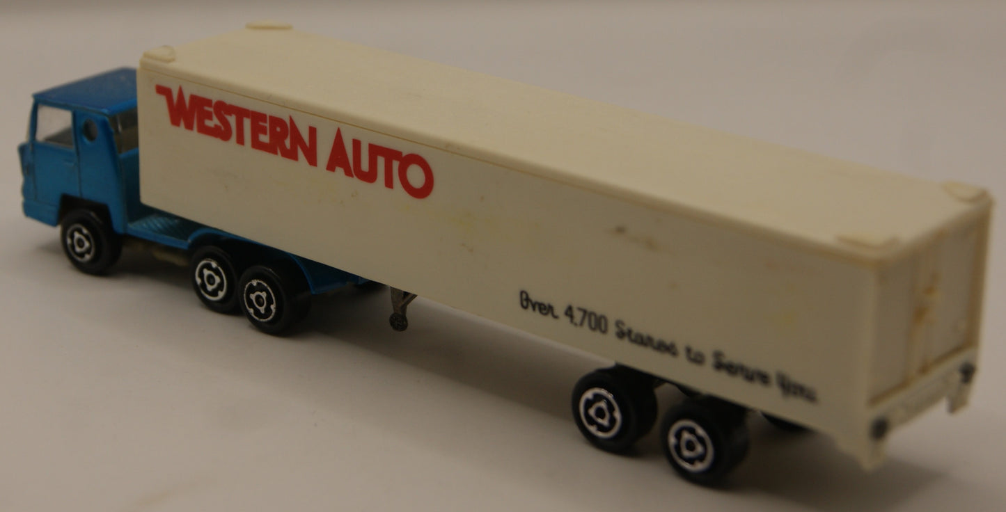 Majorette Western Auto Sattelzug 1:100 Made in France Vintage 70er Promo LKW