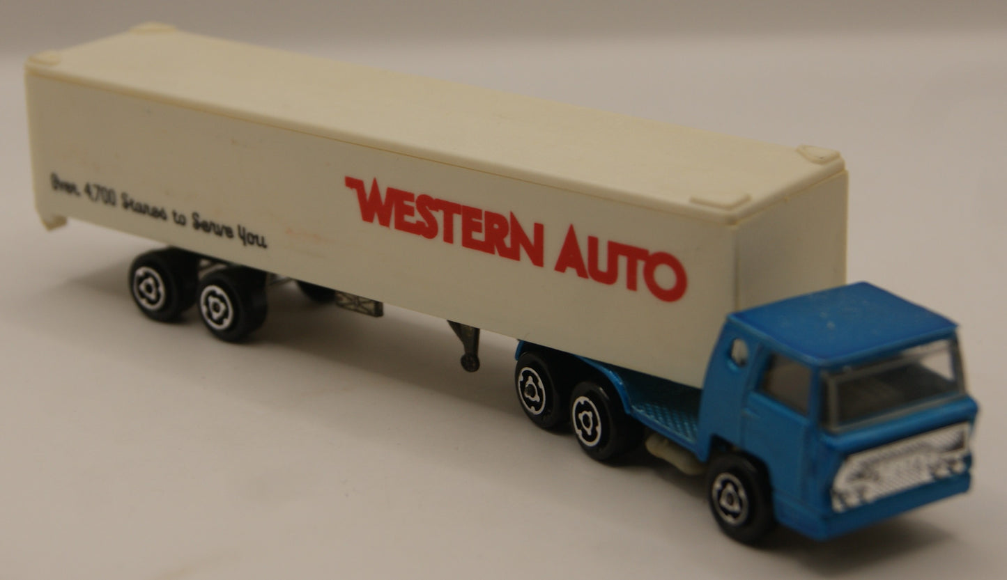 Majorette Western Auto Sattelzug 1:100 Made in France Vintage 70er Promo LKW