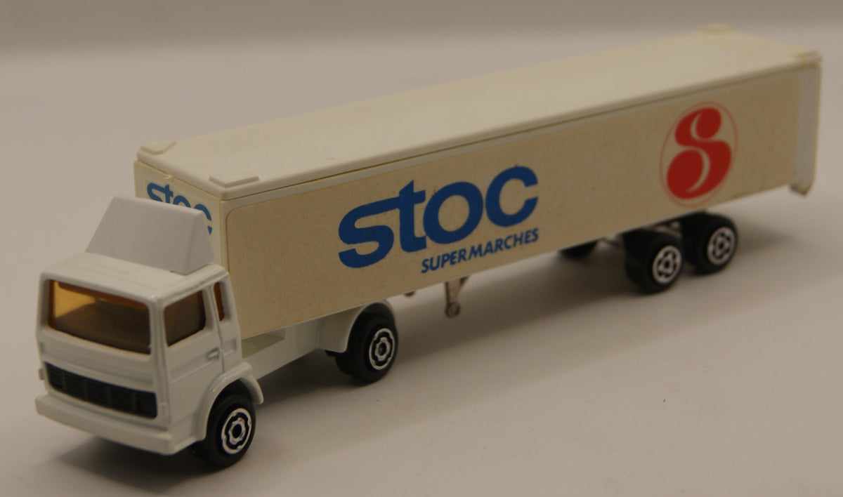 Majorette STOC Supermarchés Sattelzug 1:100 Made in France Vintage LKW France