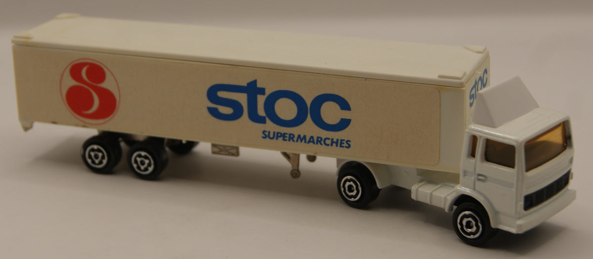 Majorette STOC Supermarchés Sattelzug 1:100 Made in France Vintage LKW France