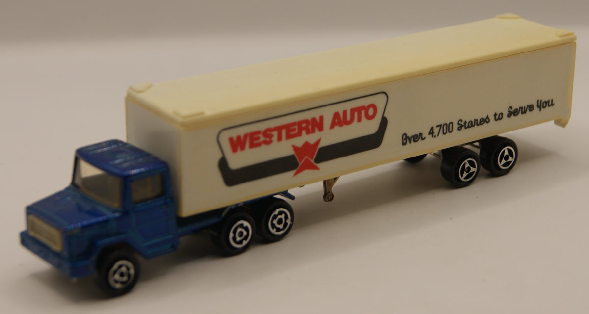 Majorette Western Auto Sattelzug Hauber 1:100 Made in France Vintage Promo LKW