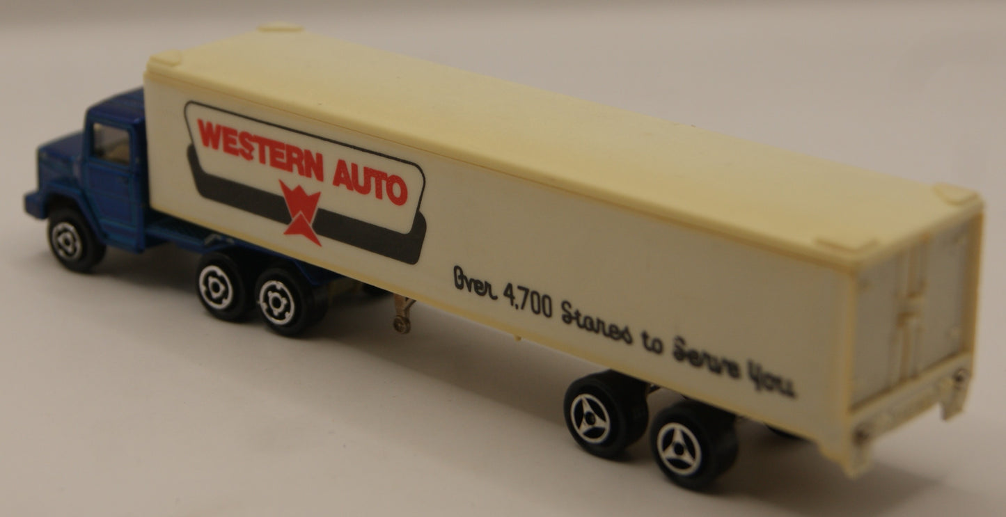 Majorette Western Auto Sattelzug Hauber 1:100 Made in France Vintage Promo LKW