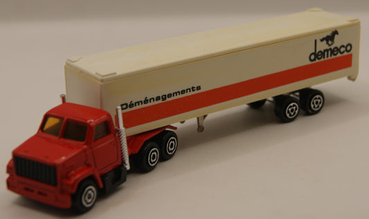 Majorette Demeco Déménagements Sattelzug 1:100 Made in France Vintage Hauber LKW