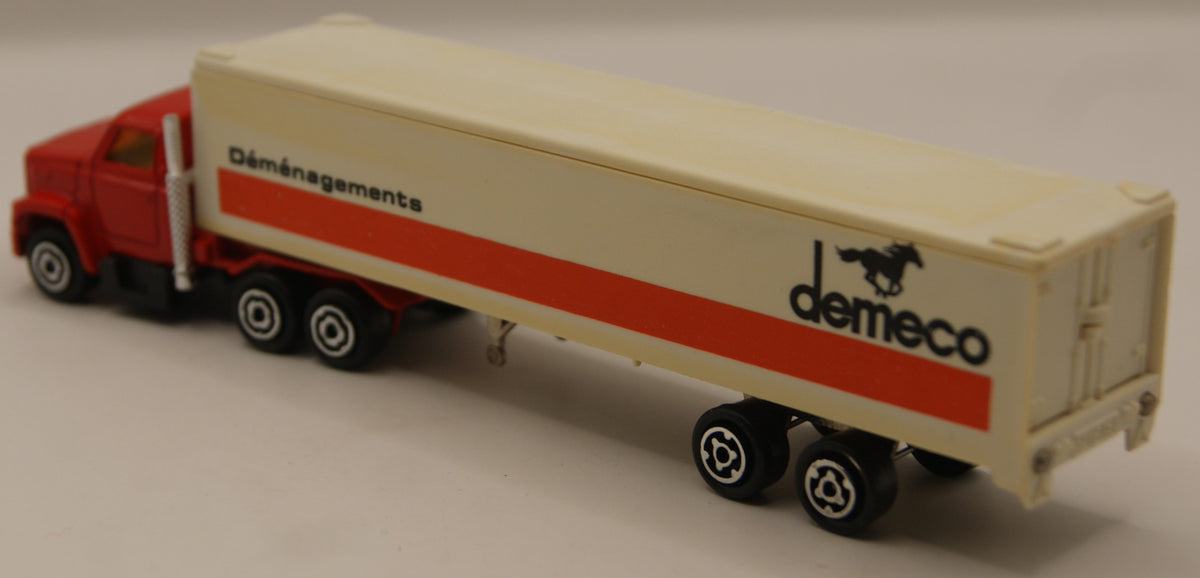 Majorette Demeco Déménagements Sattelzug 1:100 Made in France Vintage Hauber LKW