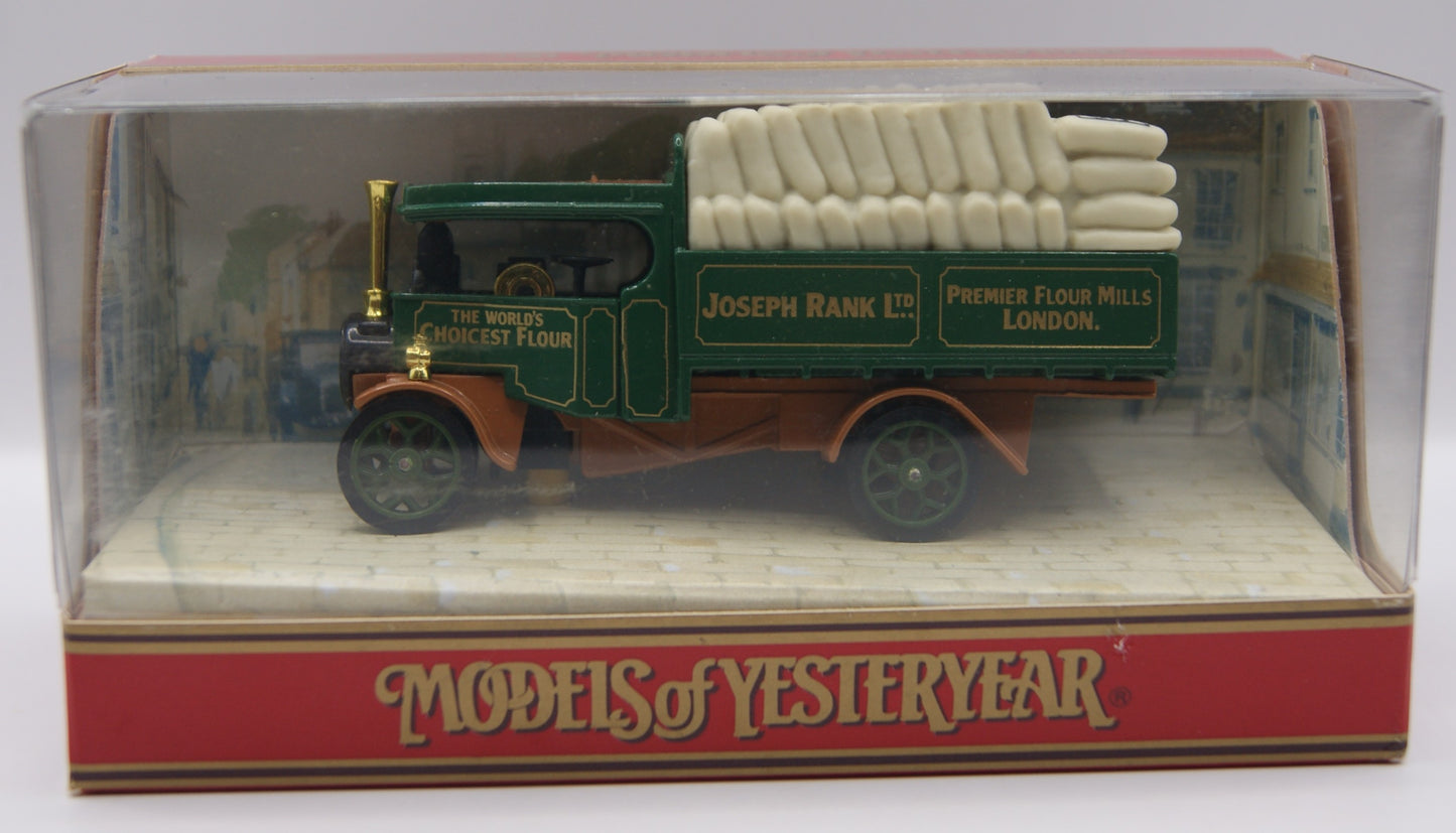 Matchbox Models of Yesteryear Y-27 1922 Foden Steam Wagon Joseph Rank Ltd. OVP 1:72