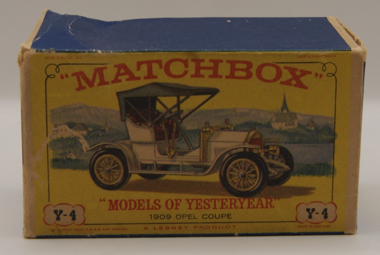Matchbox Lesney Models of Yesteryear Y-4 1909 Opel Coupe Made in England OVP Vintage