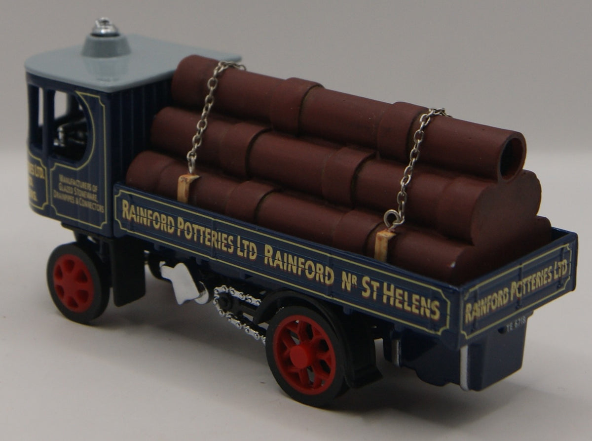 Matchbox Collectibles YAS09-M 1929 Garrett Steam Wagon Rainford Potteries Age of Steam II OVP COA  Beschreibung