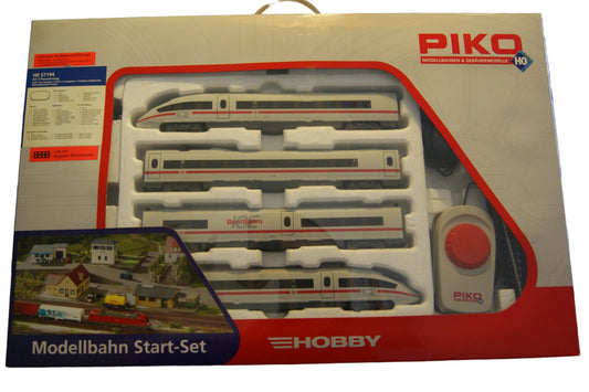 PIKO 57194 H0 Start-Set ICE 3 DB 4-teilig komplett geprüft A-Gleis Trafo OVP