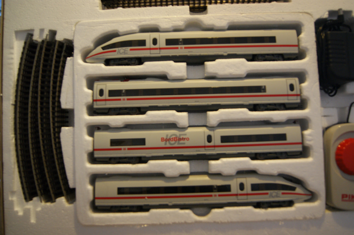 PIKO 57194 H0 Start-Set ICE 3 DB 4-teilig komplett geprüft A-Gleis Trafo OVP
