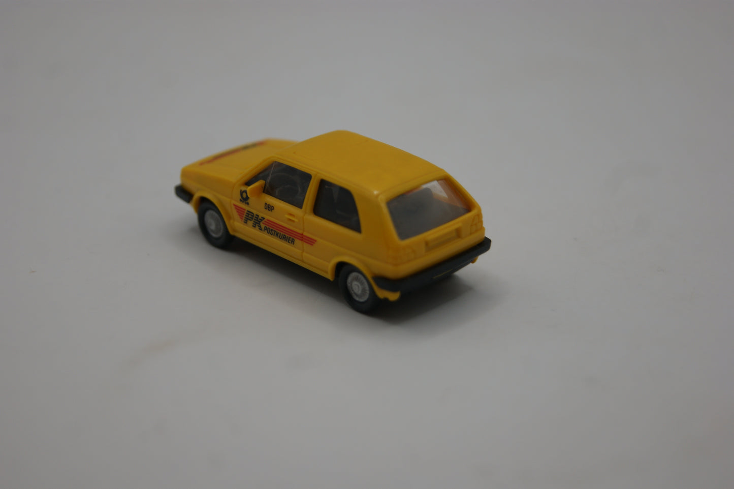 Wiking VW Golf II DBP Postkurier Deutsche Bundespost gelb H0 1:87