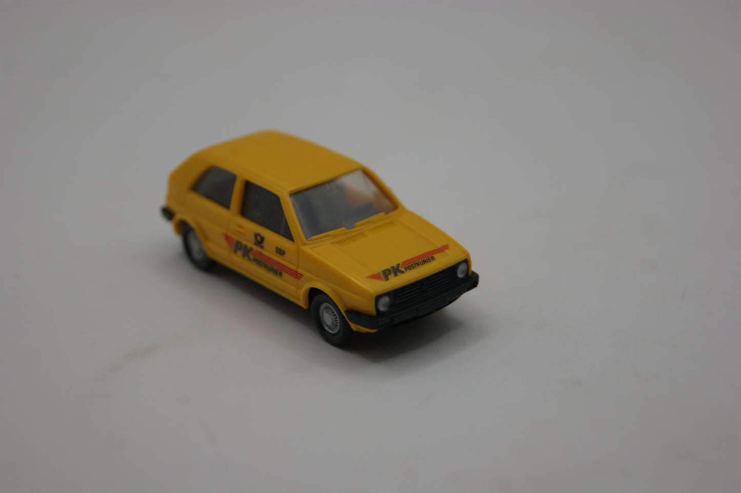 Wiking VW Golf II DBP Postkurier Deutsche Bundespost gelb H0 1:87