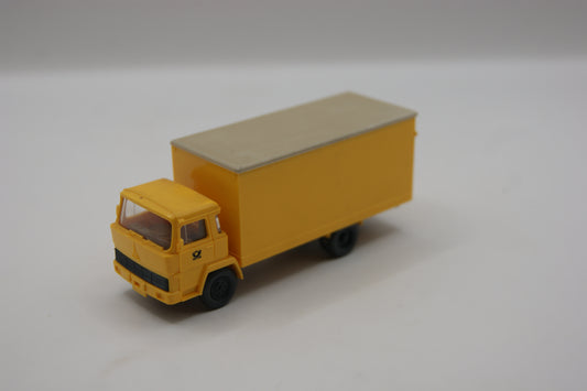 Wiking MAN F8 Koffer-LKW Deutsche Bundespost DBP gelb H0 1:87
