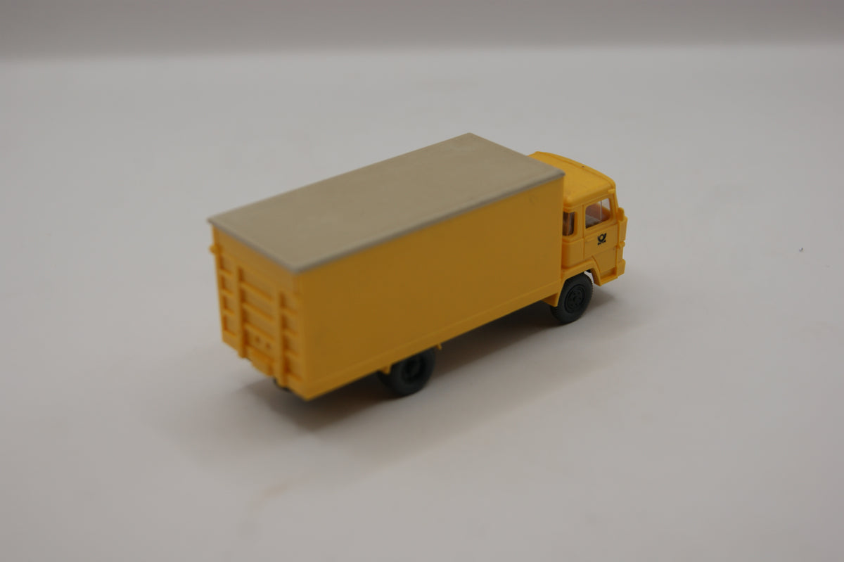 Wiking MAN F8 Koffer-LKW Deutsche Bundespost DBP gelb H0 1:87