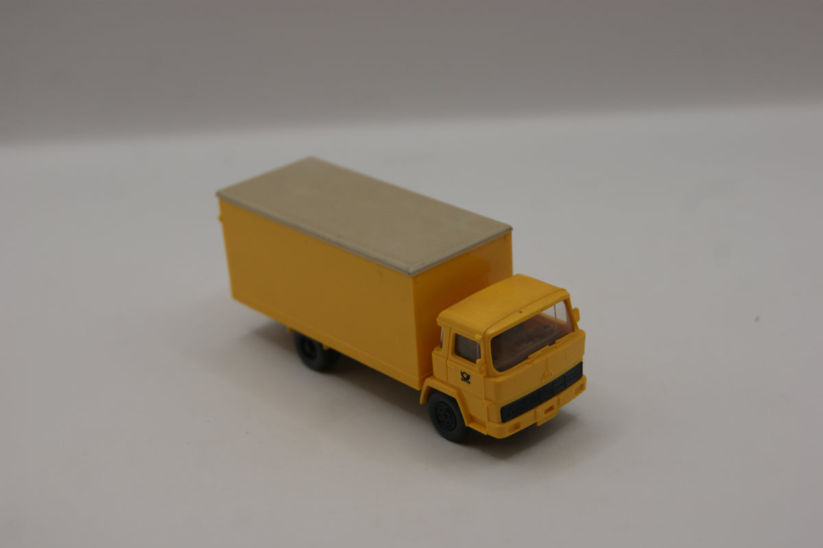 Wiking MAN F8 Koffer-LKW Deutsche Bundespost DBP gelb H0 1:87