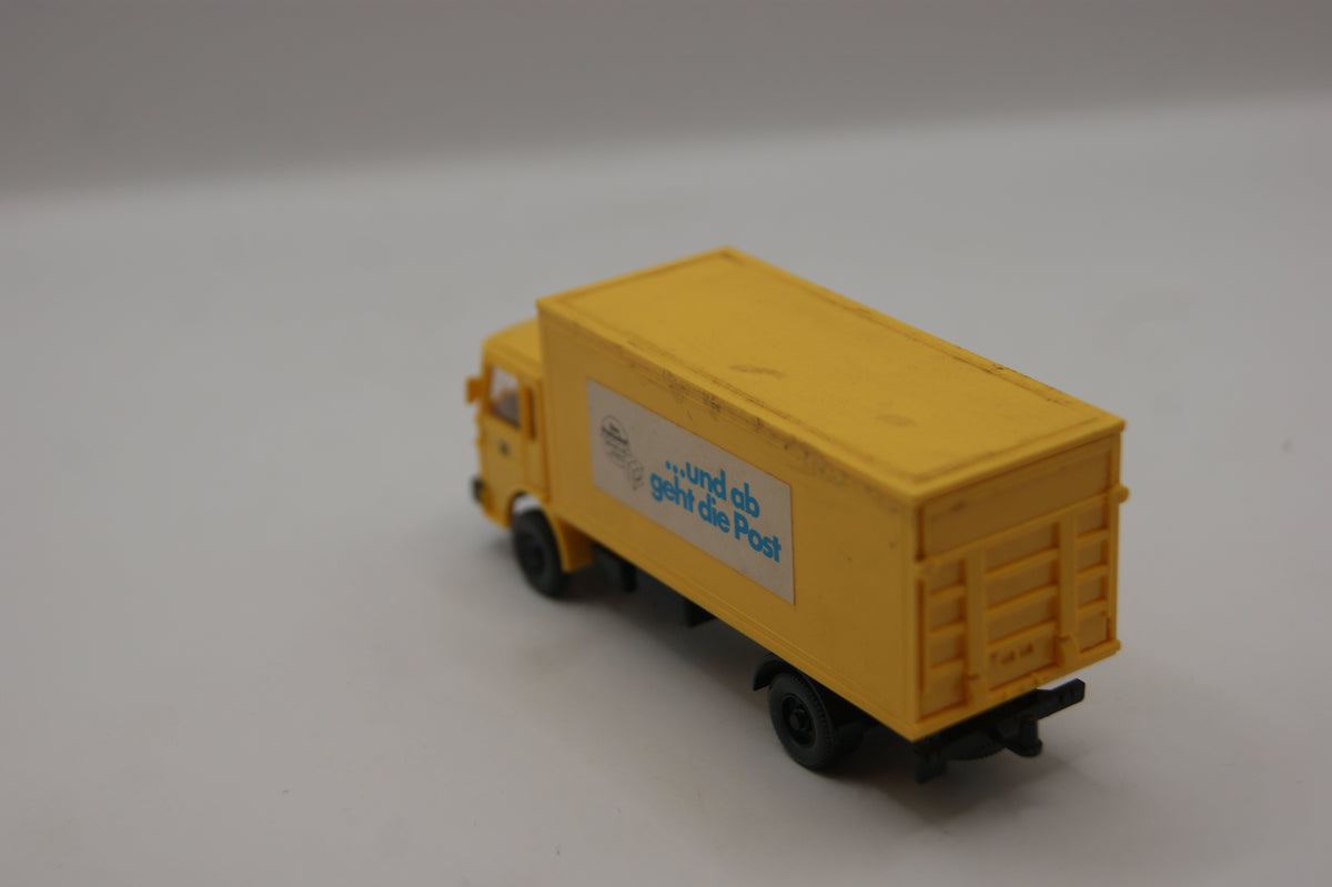 Wiking 55201 Mercedes-Benz 814 Koffer-LKW Deutsche Bundespost „…und ab geht die Post“ H0 1:87