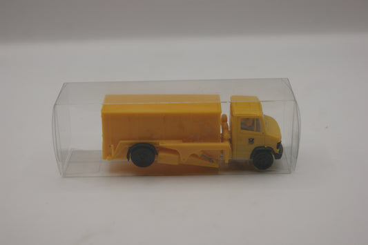 Herpa 041201 Mercedes-Benz T2 Niederflurhubwagen DBP „Schreib mal wieder“ H0 1:87 mit Wechselcontainer