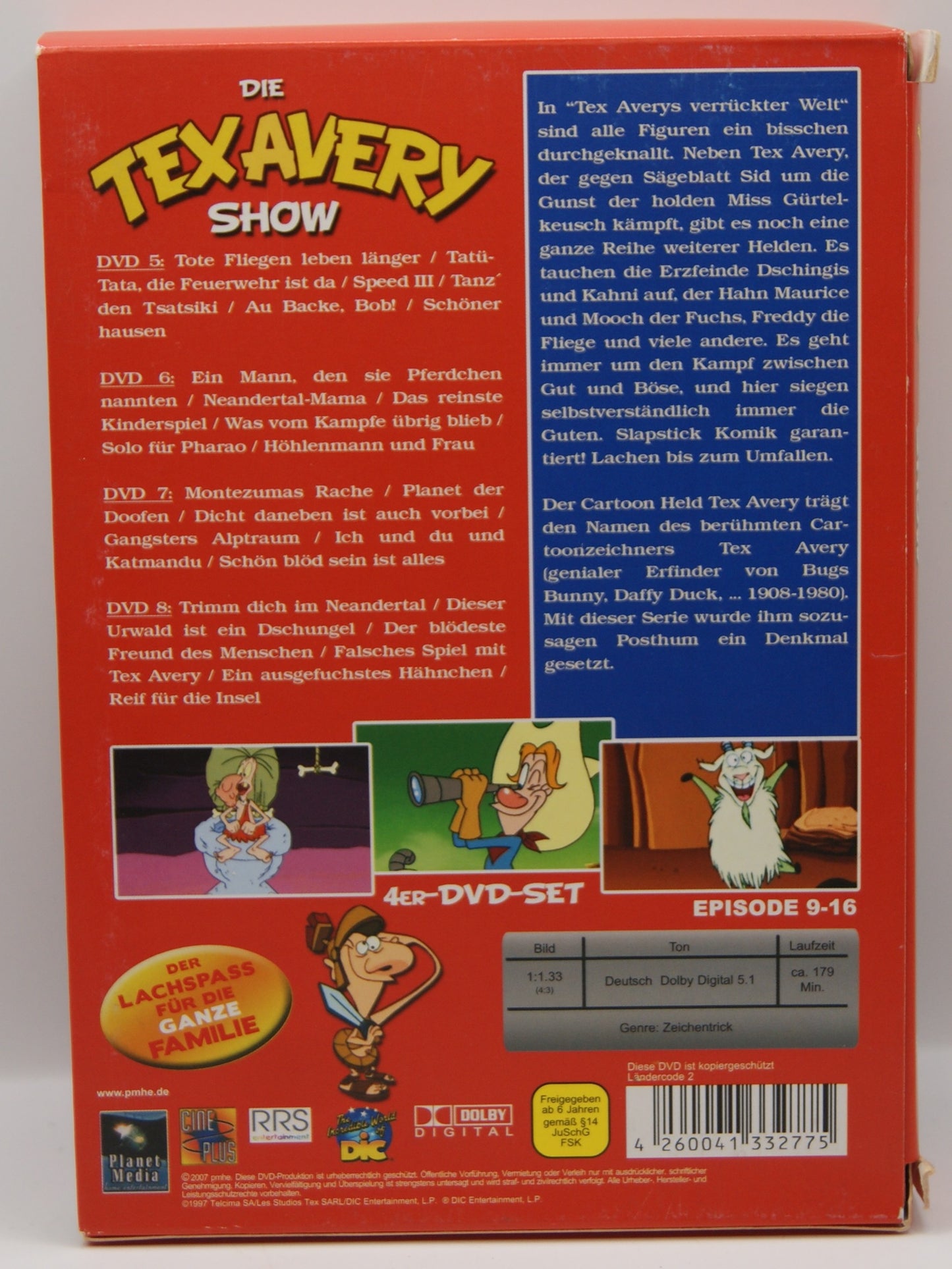 Die Tex Avery Show Komplett Sammelbox 1 2 3 – 12 DVDs – Deutsch – Box 3 NEU OVP