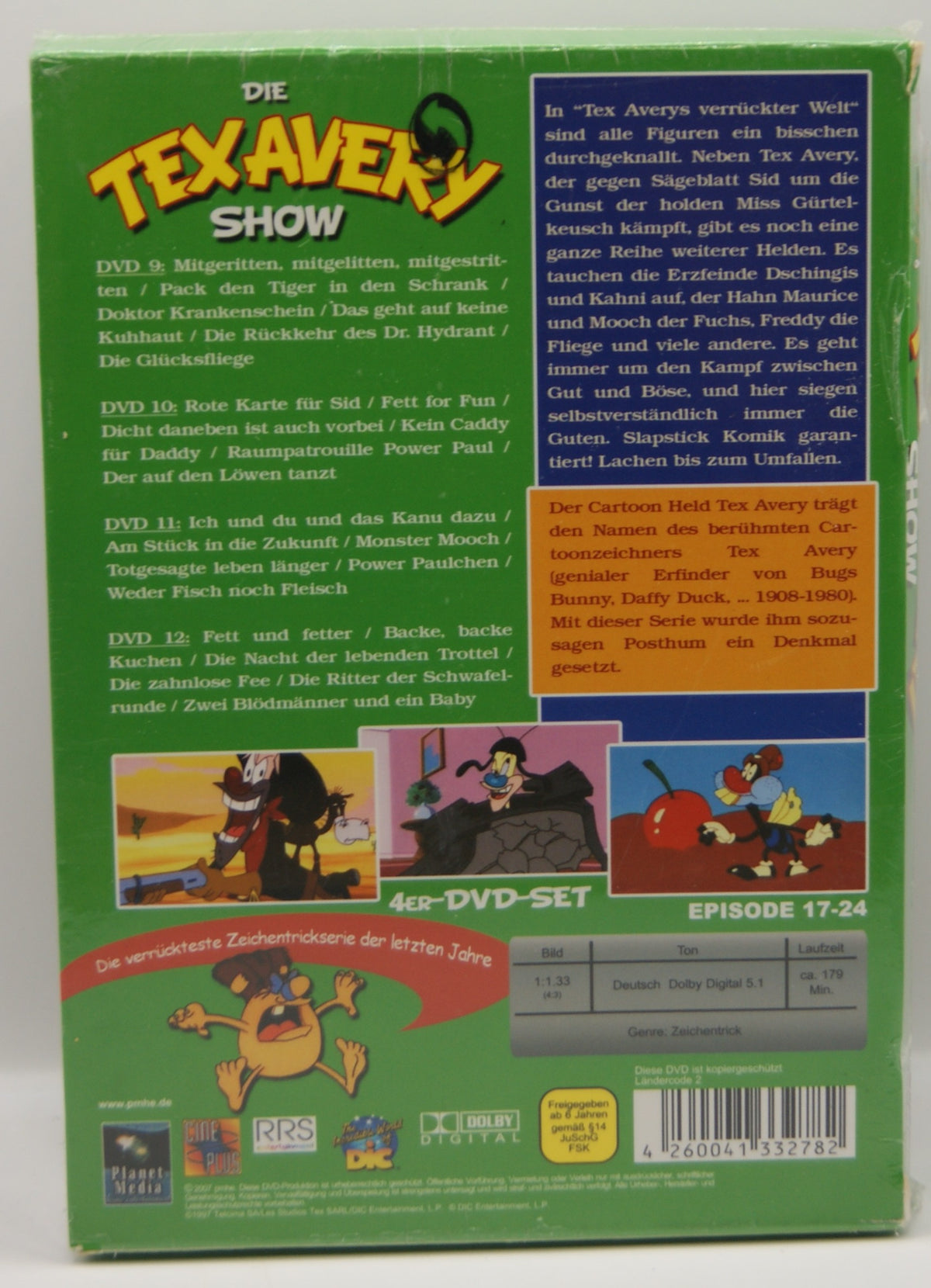 Die Tex Avery Show Komplett Sammelbox 1 2 3 – 12 DVDs – Deutsch – Box 3 NEU OVP