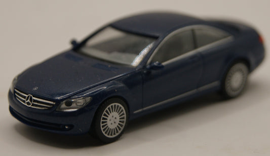 Herpa 033664 Mercedes-Benz CL-Klasse Coupé dunkelblau metallic H0 1:87