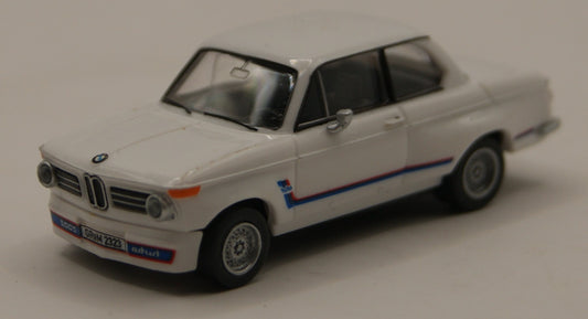 Wiking 018308 BMW 2002 Turbo weiß Motorsport-Dekor Oldtimer H0 1:87