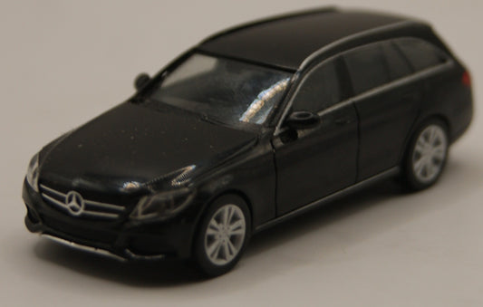 Herpa Mercedes-Benz C-Klasse T-Modell S212 schwarz metallic Kombi H0 1:87