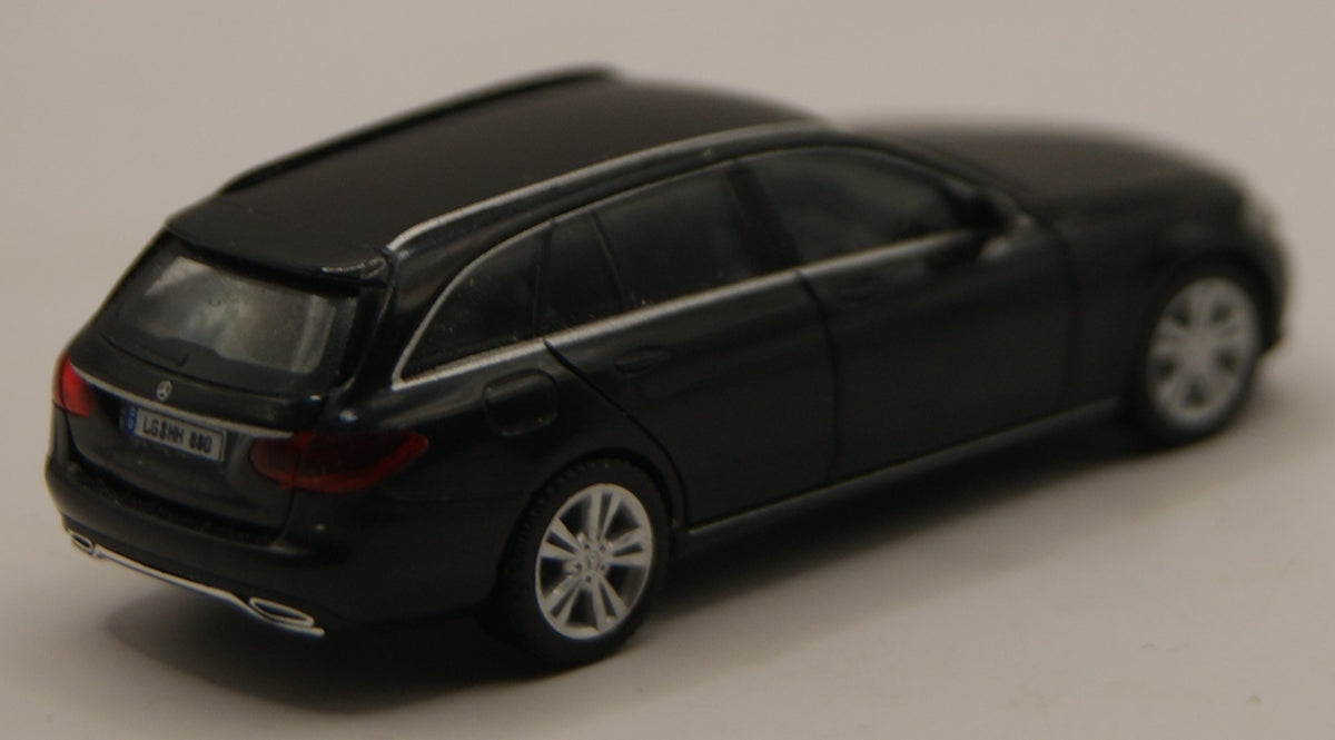 Herpa Mercedes-Benz C-Klasse T-Modell S212 schwarz metallic Kombi H0 1:87