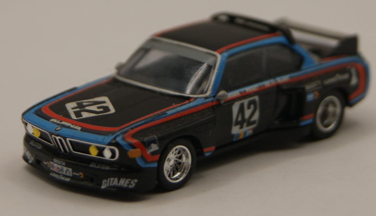 Busch 40304 BMW 3.5 CSL Rennwagen Nr. 42 Le Mans 1976 Alpina Gitanes H0 1:87