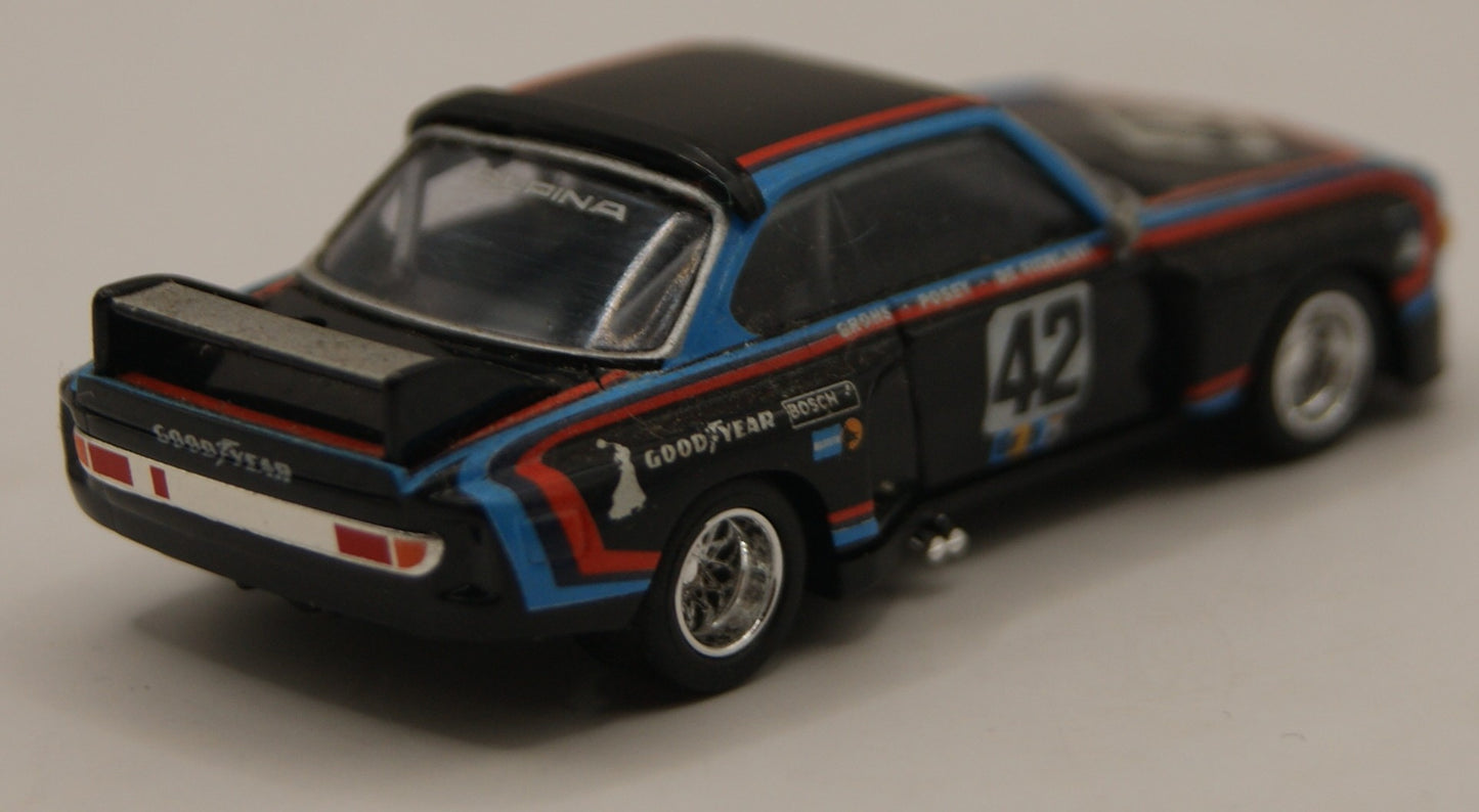 Busch 40304 BMW 3.5 CSL Rennwagen Nr. 42 Le Mans 1976 Alpina Gitanes H0 1:87