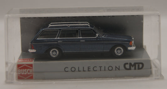 Busch 46805 Mercedes-Benz W123 T-Modell CMD Collection Lapisblau Metallic H0 1:87 OVP