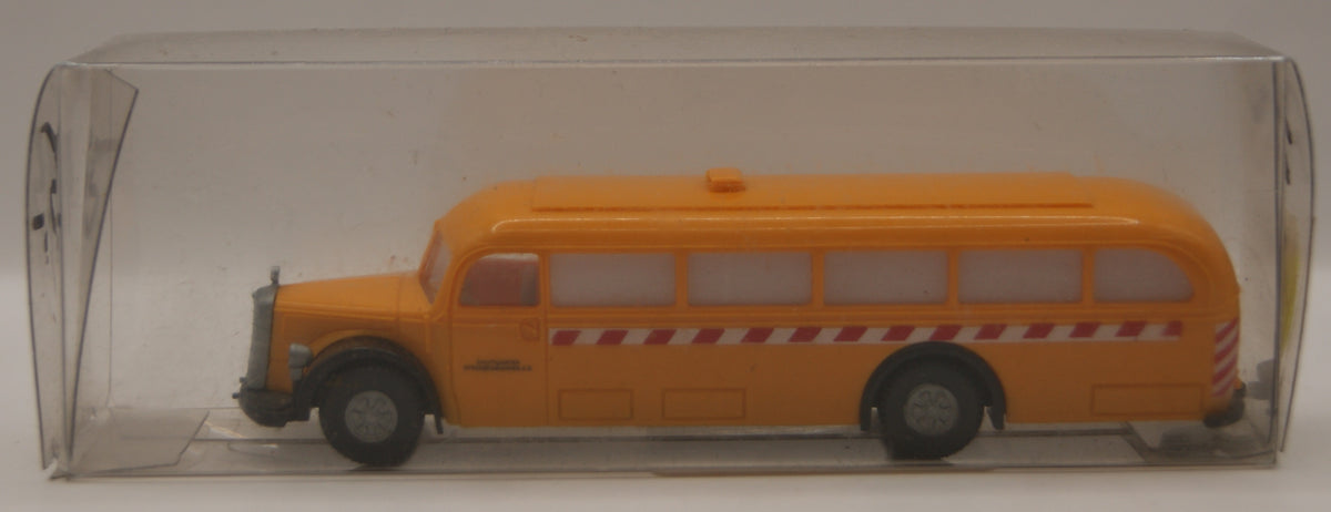 Brekina 5001 Mercedes-Benz O 5000 „Stuttgarter Straßenbahnen AG“ Arbeitsbus Orange H0 1:87 OVP