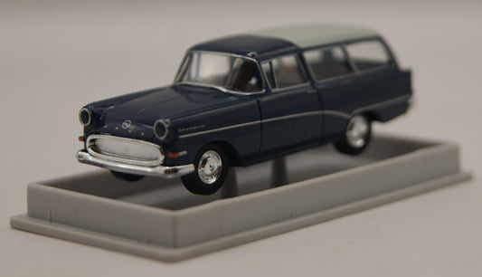 Brekina 20045 Opel Rekord P1 Caravan blau/weiß 1:87 H0 mit OVP