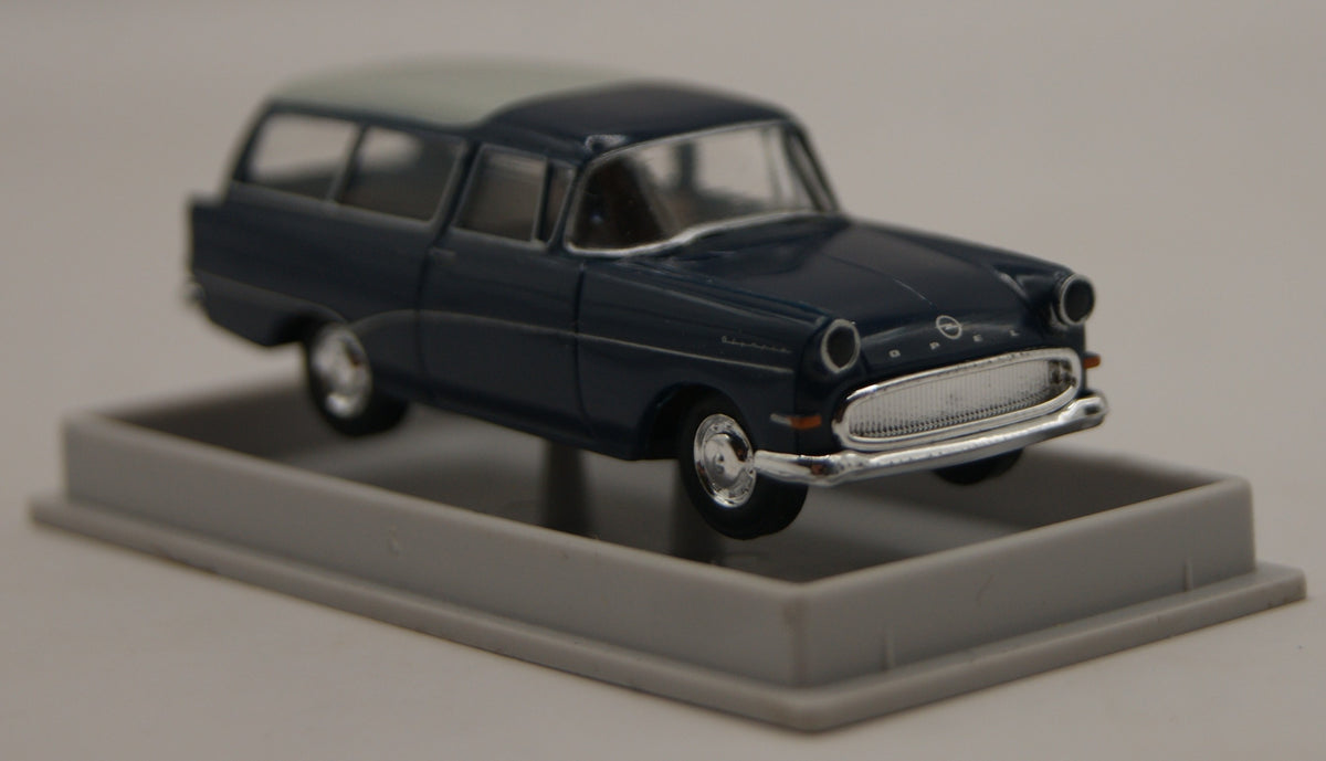 Brekina 20045 Opel Rekord P1 Caravan blau/weiß 1:87 H0 mit OVP