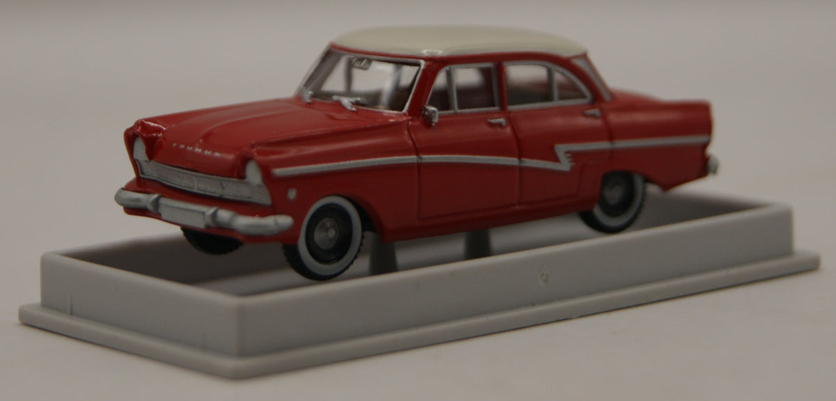 Brekina 19052 Ford Taunus 17M de Luxe Rot/Weiß H0 1:87 OVP