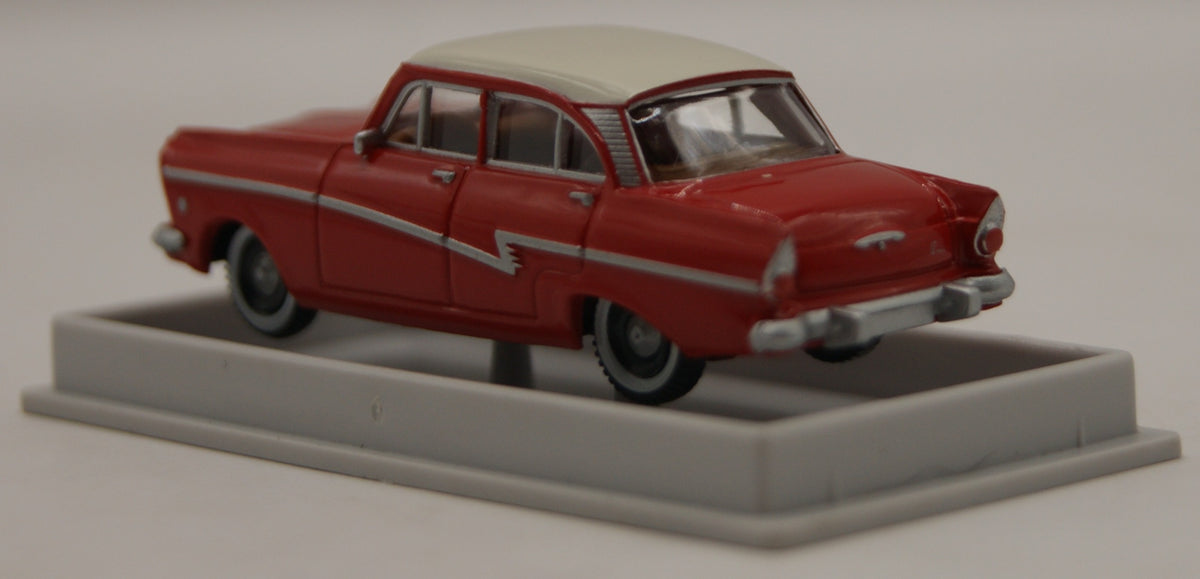 Brekina 19052 Ford Taunus 17M de Luxe Rot/Weiß H0 1:87 OVP