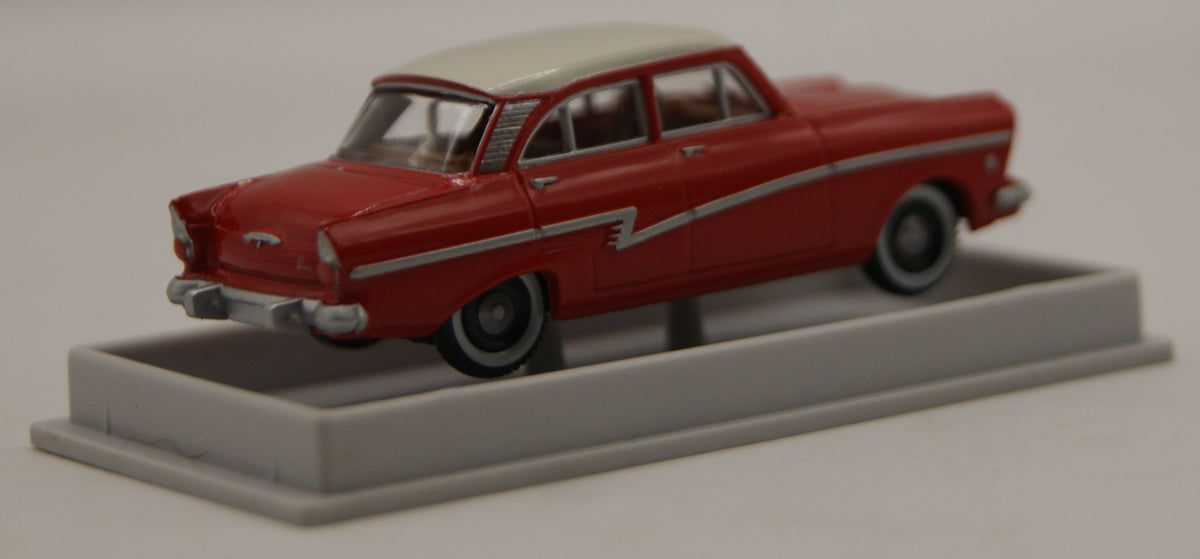 Brekina 19052 Ford Taunus 17M de Luxe Rot/Weiß H0 1:87 OVP