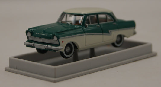 Brekina 19053 Ford Taunus 17M de Luxe grün/weiß 1:87 H0 Top Decoration OVP