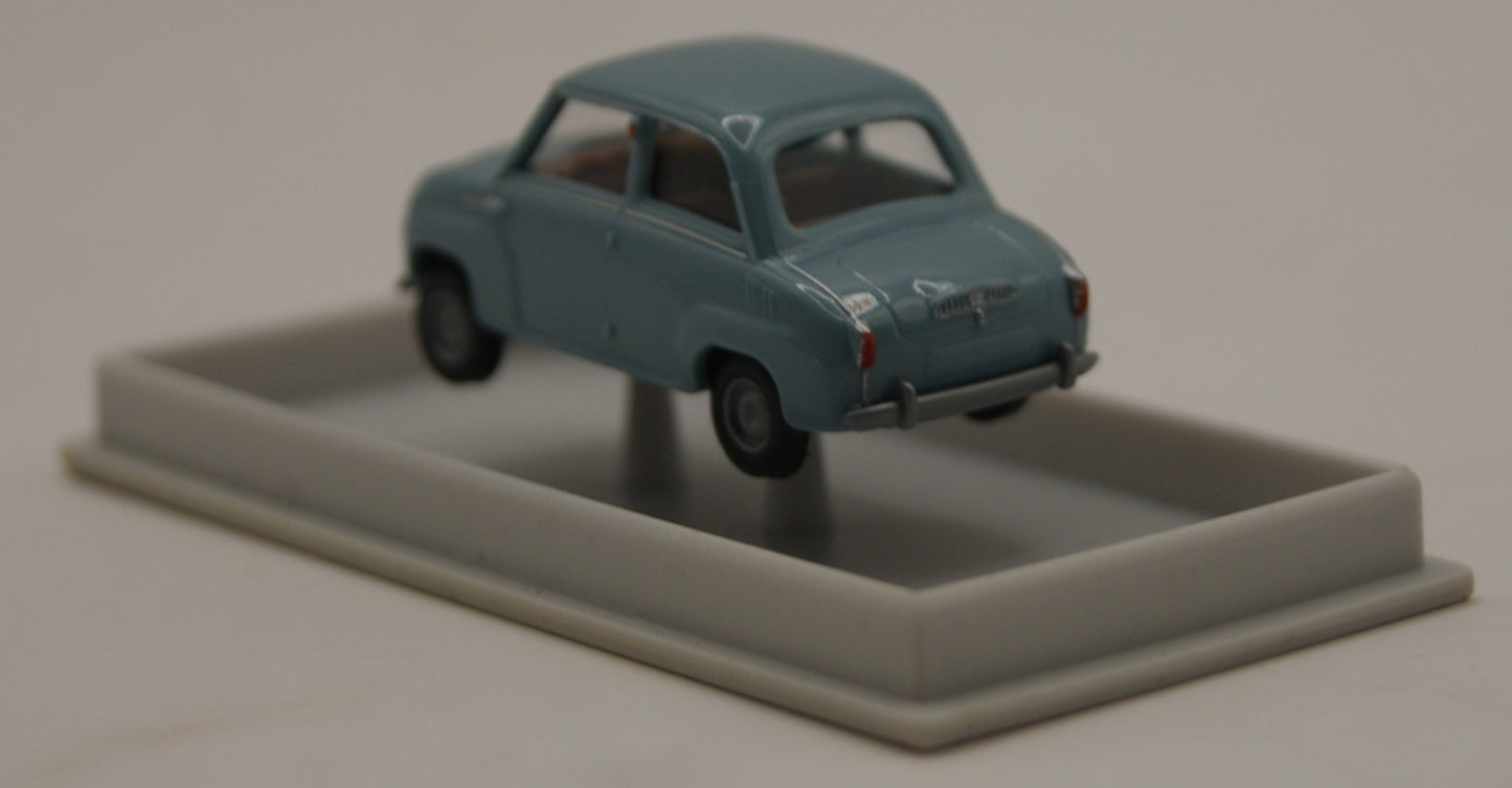 Brekina 27802 Goggomobil Limousine Himmelblau / Graublau H0 1:87 OVP