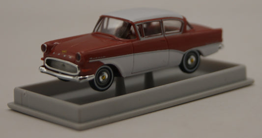 Brekina 20015 Opel Rekord P1 Limousine Braunrot/Weiß H0 1:87 OVP