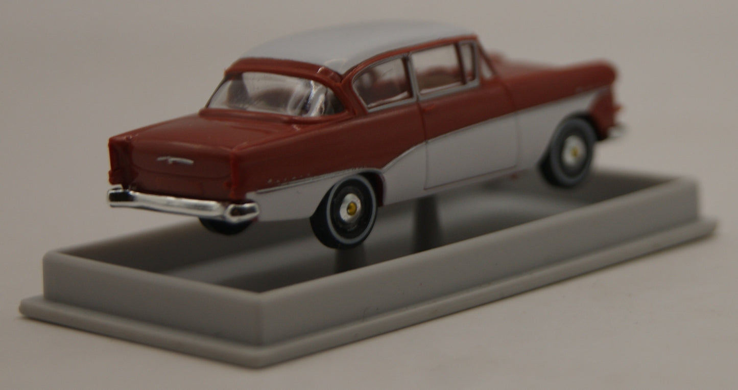 Brekina 20015 Opel Rekord P1 Limousine Braunrot/Weiß H0 1:87 OVP