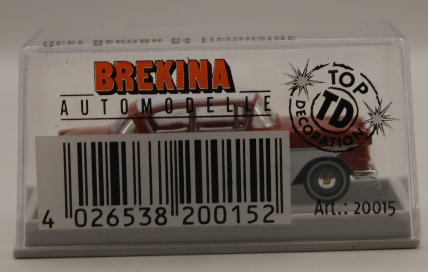 Brekina 20015 Opel Rekord P1 Limousine Braunrot/Weiß H0 1:87 OVP