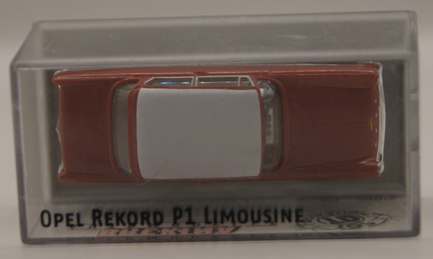 Brekina 20015 Opel Rekord P1 Limousine Braunrot/Weiß H0 1:87 OVP