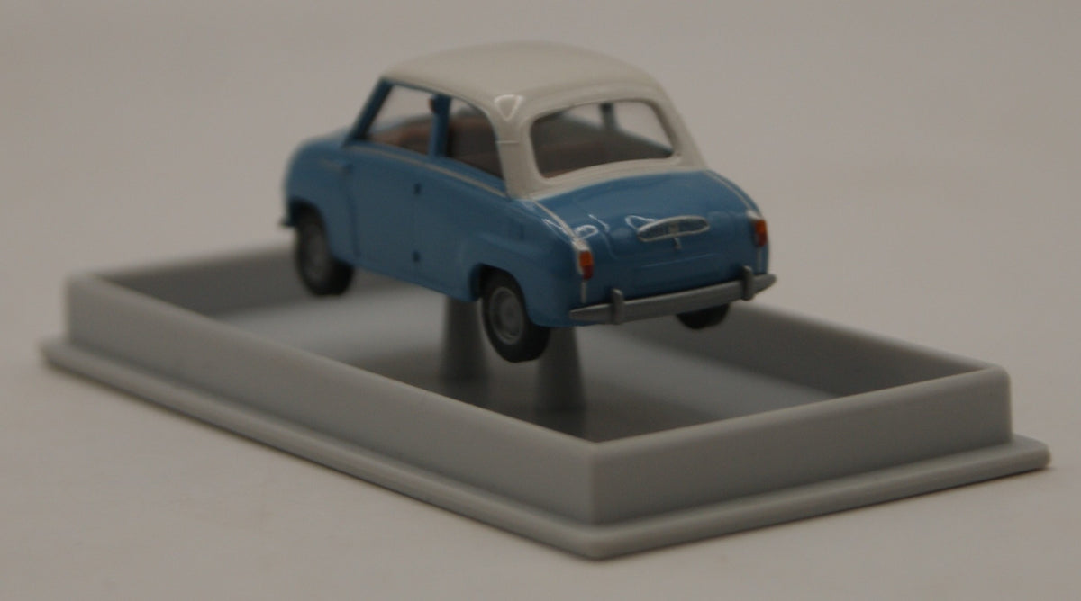 Brekina 27804 Goggomobil Limousine Blau/Weiß H0 1:87 OVP