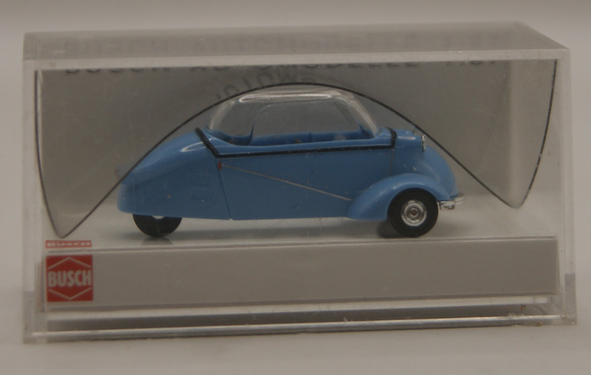 Busch 48800 Messerschmitt KR 200 Kabinenroller Blau H0 1:87 OVP