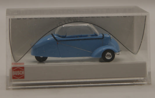 Busch 48800 Messerschmitt KR 200 Kabinenroller Blau H0 1:87 OVP