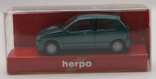 Herpa 031363 Renault Clio 16V 2-türig Atlantikgrün Metallic 1:87 H0 OVP 1993